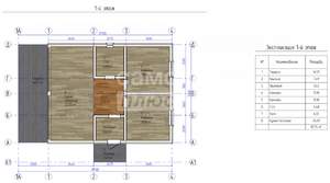 Дом 82м², 1-этажный, участок 10 сот.