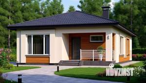 Дом 100м&sup2;, 1-этажный, участок 6 сот.  