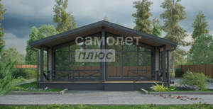 Дом 82м², 1-этажный, участок 10 сот.  