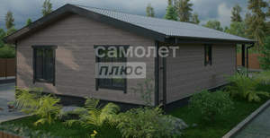 Дом 82м², 1-этажный, участок 10 сот.  