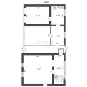 Дом 142м&sup2;, 2-этажный, участок 10 сот.  