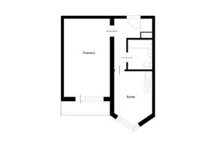 1-к квартира, на длительный срок, 41м2, 13/23 этаж