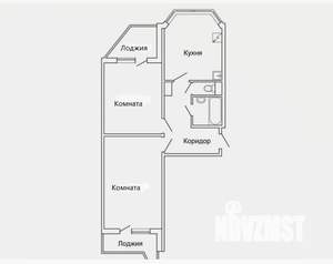 2-к квартира, вторичка, 60м2, 5/17 этаж