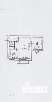 1-к квартира, вторичка, 31м2, 5/5 этаж