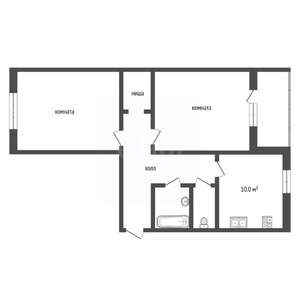 2-к квартира, вторичка, 61м2, 13/15 этаж