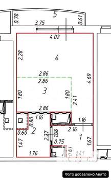1-к квартира, вторичка, 24м2, 13/17 этаж