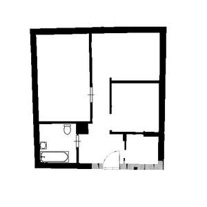 2-к квартира, вторичка, 52м2, 12/18 этаж