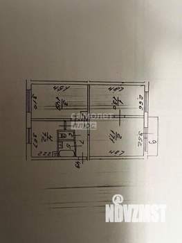 3-к квартира, вторичка, 60м2, 2/5 этаж