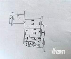 3-к квартира, вторичка, 71м2, 2/9 этаж