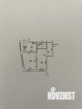 2-к квартира, вторичка, 58м2, 3/23 этаж