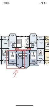 1-к квартира, вторичка, 40м2, 12/17 этаж